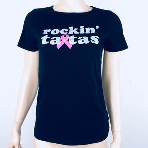 Rockin' Tatas Womens S Breast Cancer Awareness Tee